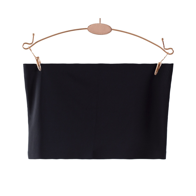 Νάιλον τοπ σωληνάκι χωρίς τιράντες, χωρίς ραφές, χωρίς επένδυση, μονόχρωμο, 80–90% νάιλον