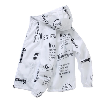 Lagana jakna s kapuljom, brzo sušeći poliester, korejskog stila, za ljeto, s patentnim zatvaračem.