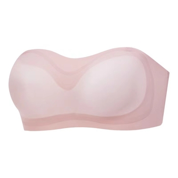 Ice Silk Τοπ χωρίς τιράντες – 3/4 Cup, Αποσπώμενες Διπλές Τιράντες, Μοντέλο με λεπτή επάνω και παχύτερο κάτω, Χωρίς μεταλλικό δαχτύλιο