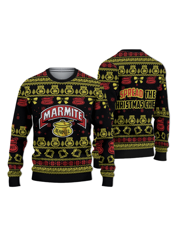 Προσαρμοσμένος πλεκτός πουλόβερ με 3D πλήρη εκτύπωση, στρογγυλός λαιμός, μακριά μανίκια, χαλαρή γραμμή, αναπνεύσιμος, υψηλή σταθερότητα χρώματος, 95% πολυεστέρας