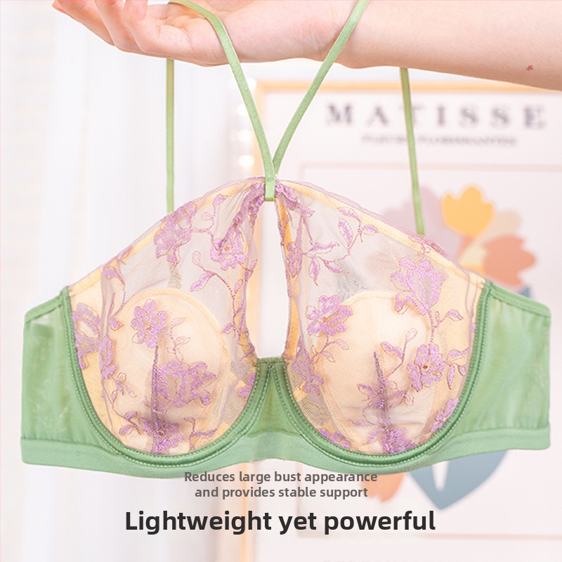 Kaklo halter liemenėlė, kiškių ausų formos kaušeliai, ploni formuojami kaušeliai, pagrindinis audinys: nailonas, nugaros užraktas su trimis kabliukais