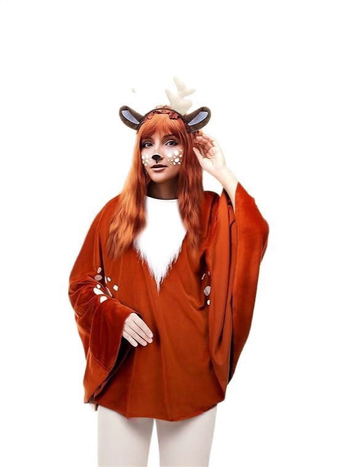 Meiyilai Unisex kostim vještice s kapuljačom, šumska tema – cosplay, za igre i anime uloge, Spandex, 18–24 godina