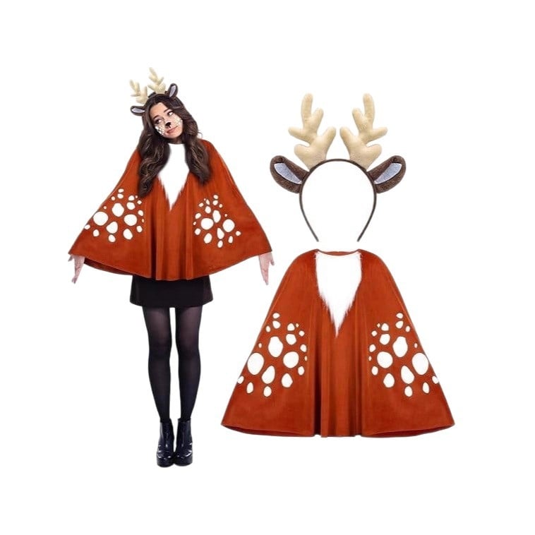 Meiyilai Unisex kostim vještice s kapuljačom, šumska tema – cosplay, za igre i anime uloge, Spandex, 18–24 godina