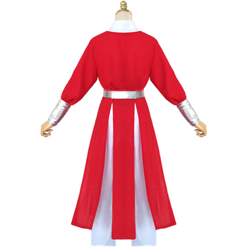 Tianguan Blessing cosplay kostým s vlasmi a topánkami – unisex, staroveký štýl pre hry a anime, 90% polyester + 10% ľan, zmes chemických vlákien, jar 2022