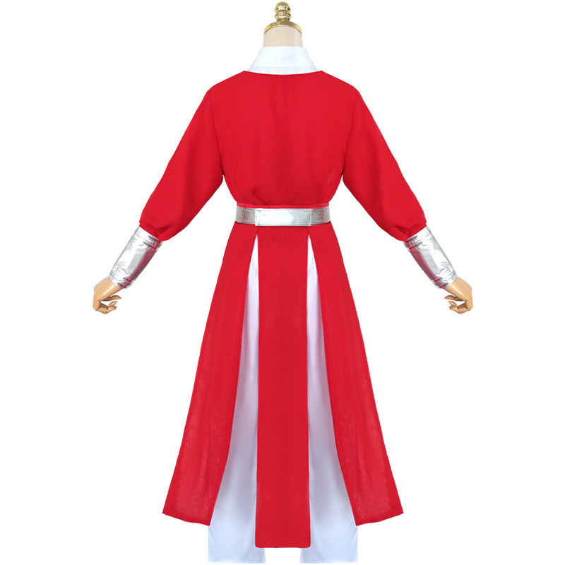 Tianguan Blessing cosplay kostým s vlasmi a topánkami – unisex, staroveký štýl pre hry a anime, 90% polyester + 10% ľan, zmes chemických vlákien, jar 2022