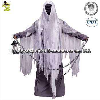 Halloween kostým pre dospelých: cosplay Lantern Ghost — horor kostým na párty (Materiál: Polyester; Hlavný materiál: 98% polyester; Pohlavie: Muž; Veková kategória: Dospelí; Príležitosti: Hry, Anime, Role-Playing)