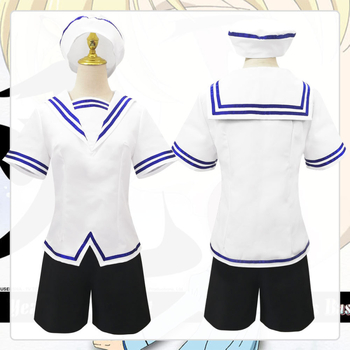 Cosplay kostim uniforma za anime uloge – glavna tkanina 95% najlon, sekundarna tkanina 95% najlon, za žene