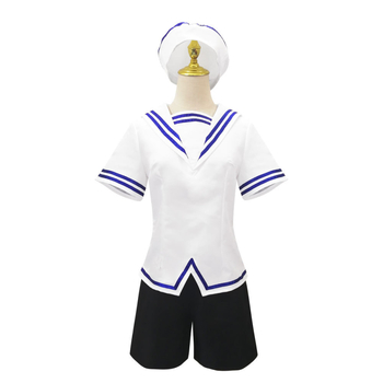 Cosplay kostim uniforma za anime uloge – glavna tkanina 95% najlon, sekundarna tkanina 95% najlon, za žene