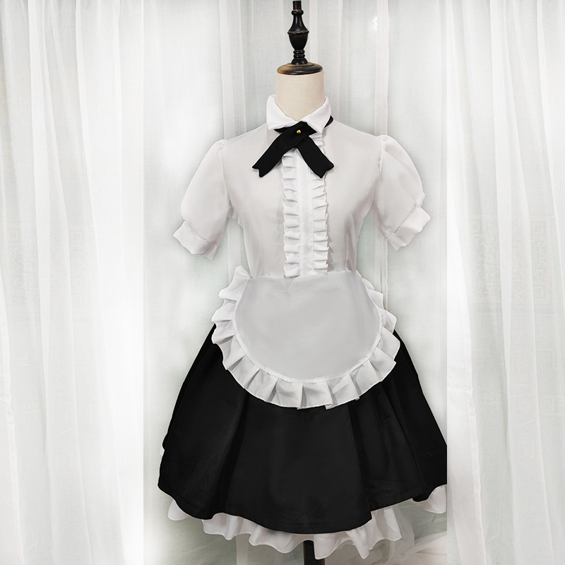 Cosplay haljina za zeko sluškinju u Lolita stilu s dovetail stražnjim dizajnom, mješavina pamuka 90% pamuk 10% poliester, za pozornicu, izdanje jeseni 2023