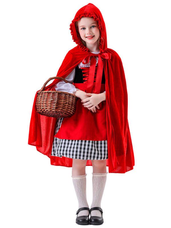 Kostim Crvenkapica za cosplay – šifra 0940, proljeće 2025, poliester, sadržaj 70–80% poliestera, za pozornicu