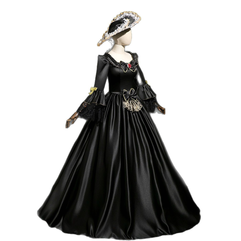 Halloween Čarovná princezná šaty pre divadelné predstavenia, polyesterová látka, 95%+ podiel hlavnej tkaniny, jar 2025 vydanie