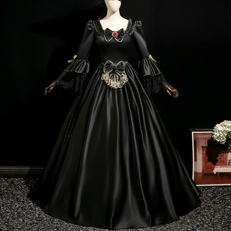 Halloween Čarovná princezná šaty pre divadelné predstavenia, polyesterová látka, 95%+ podiel hlavnej tkaniny, jar 2025 vydanie