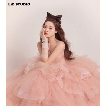 Princezná tutu šaty na portrét, bavlna, pre ženy 18–24 rokov, jeseň 2022