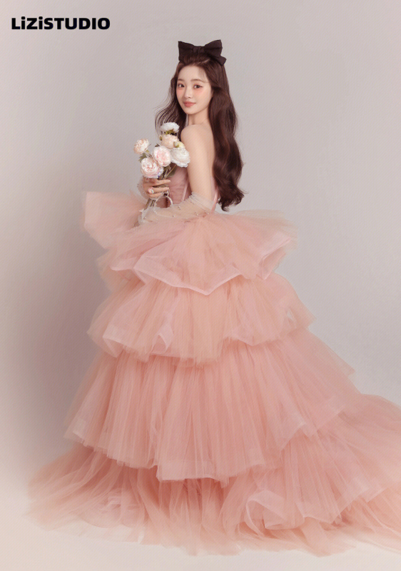 Princezná tutu šaty na portrét, bavlna, pre ženy 18–24 rokov, jeseň 2022