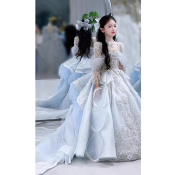 Dječja večernja haljina s princes tutu suknjom, korejski stil, za uzrast 3-8 godina, proljeće-jesen, sve sezone