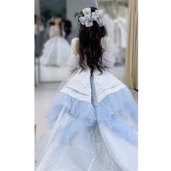 Dječja večernja haljina s princes tutu suknjom, korejski stil, za uzrast 3-8 godina, proljeće-jesen, sve sezone