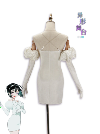 Cosplay scenski kostim, elegantan s posebnim oblikom, Chenille tkanina, 30–50% poliester, ljeto 2022, japanski/korejski ležerni stil, s etiketom za ovratnik