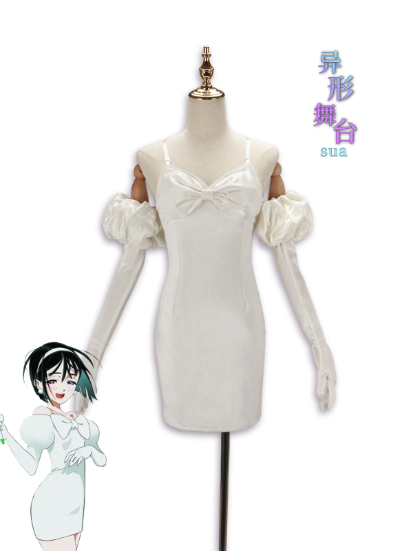 Cosplay scenski kostim, elegantan s posebnim oblikom, Chenille tkanina, 30–50% poliester, ljeto 2022, japanski/korejski ležerni stil, s etiketom za ovratnik