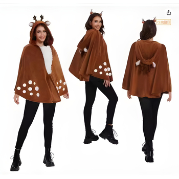 Ženski cosplay plašt za vješticu, pamuk‑smjesa tkanina, 30–50% druge tkanine, jesensko izdanje 2025, za uloge u igrama i anime