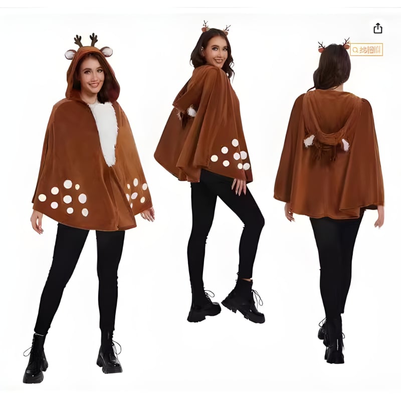 Ženski cosplay plašt za vješticu, pamuk‑smjesa tkanina, 30–50% druge tkanine, jesensko izdanje 2025, za uloge u igrama i anime