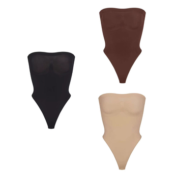 Κορμάκι χωρίς τιράντες, χωρίς ραφές, διαπνέον spandex, μονόχρωμο, εφαρμογή σε στενή γραμμή, pull-over στυλ