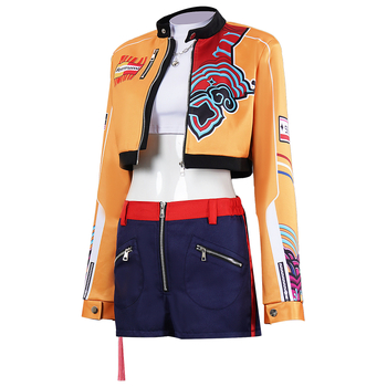 Cosplay kostim lovca na vještice za K‑Pop grupu na pozornici — unisex, poliester smjesa, glavni materijal 90% poliester, sekundarni 60% poliester, šifra proizvoda Y2572, ljeto 2025