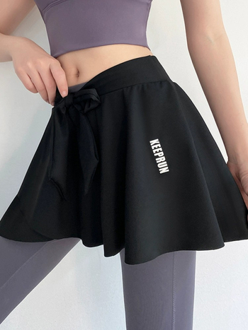 Trudnička suknja A-line, kratka, mješavina poliester-elastan (87% poliester, 13% elastan), ljeto 2025