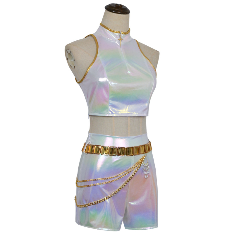 K-POP Hunter Witch Girl Group cosplay kostim Mila Zoi Ilumi – Spandex s PU, ljeto 2025, za igre, anime i role-play, sladak svjež stil