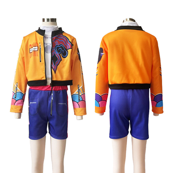 Детски косплей комплект за K-pop група, Milk Silk и спандекс плат, пролет 2025, подходящ за деца до 17 години