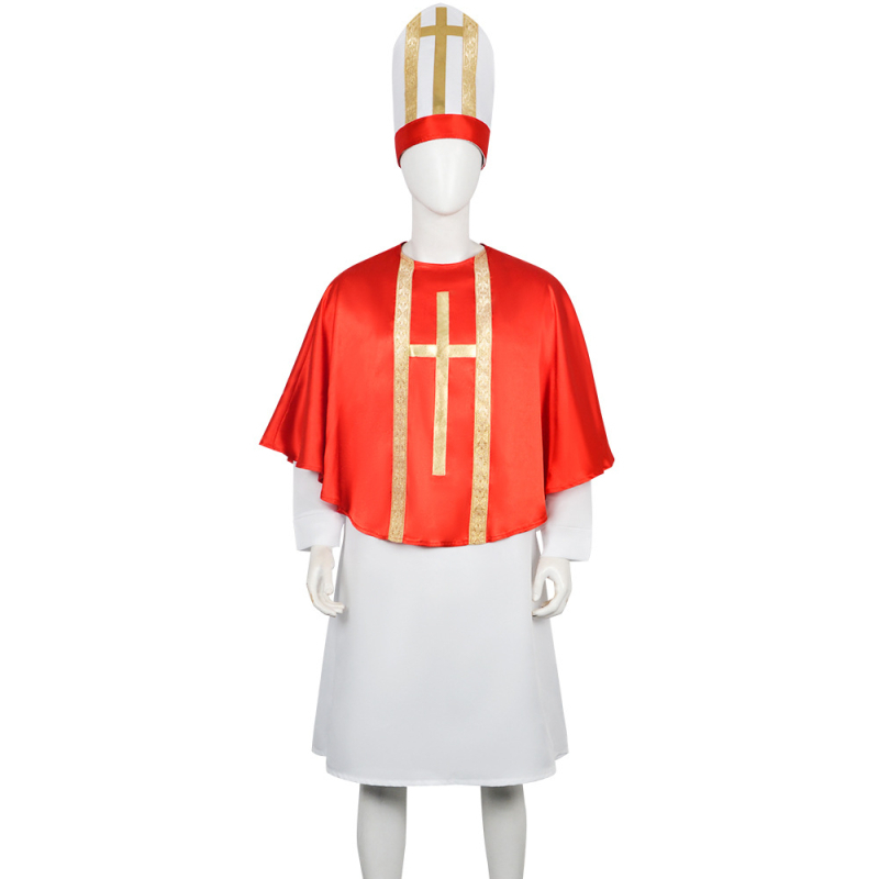 Kostim svećenika cosplay za pozornicu, unisex, poliester