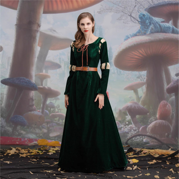 Rochie cosplay prințesă - Costum scenă de palat retro pentru Halloween, Brave Legend, Material: Poliester, Material principal: Poliester, Material secundar: Poliester, Sezon: toamnă 2022, Vârstă: 18-24