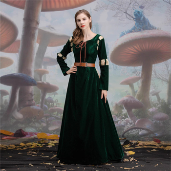 Rochie cosplay prințesă - Costum scenă de palat retro pentru Halloween, Brave Legend, Material: Poliester, Material principal: Poliester, Material secundar: Poliester, Sezon: toamnă 2022, Vârstă: 18-24