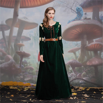 Rochie cosplay prințesă - Costum scenă de palat retro pentru Halloween, Brave Legend, Material: Poliester, Material principal: Poliester, Material secundar: Poliester, Sezon: toamnă 2022, Vârstă: 18-24
