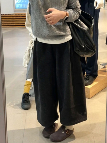 Ženske široke hlače, visok struk, elegantan gradski stil, pamuk-lan mješavina s poliestrom, zima 2025