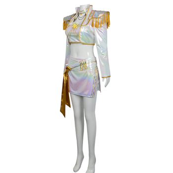 Cosplay odjeća za K-Pop djevojačku grupu: Spandeks tkanina, sadržaj 80–90%, nautikalni stil, svježe i slatko