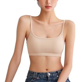 Mulberry svileni tube top s jastučićima za grudi, bezšivan, bežični, oblikuje tijelo