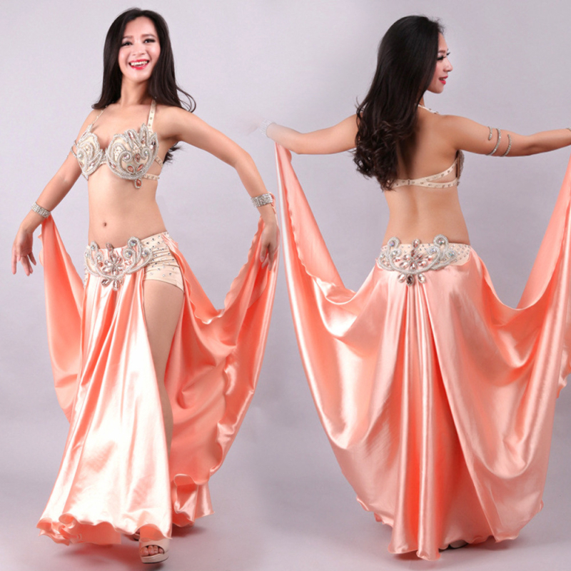 Costum de dans belly pentru femei – set de reprezentație din viscose-acetate blend, țesătură principală 85% viscoză, fibră de cupru amoniu 85%, brand Peter Qiu
