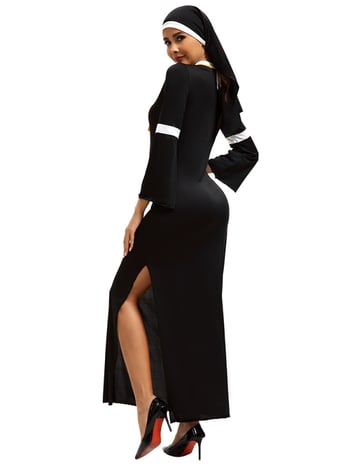 Costum de călugăriță pentru cosplay la bal mascat – Yi Xiaoyi țesătură din amestec de bumbac, principală țesătură: bumbac, pentru femei, primăvara 2025