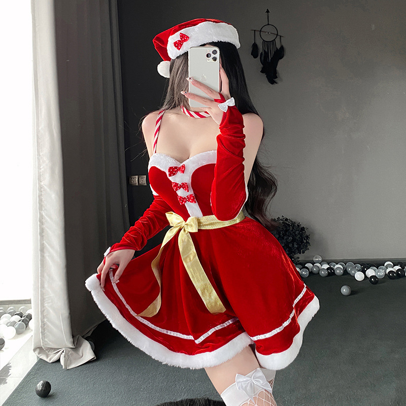 Idou Story Costum cosplay de Crăciun pentru femei, costum de scenă din poliester, 80–90% poliester, toamnă 2023