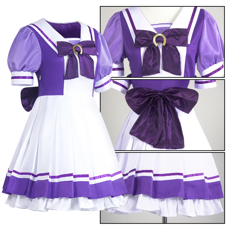 COS Pretty Derby cosplay Uniformă școlară - unisex, amestec din cânepă cu poliester, pentru jocuri de rol anime