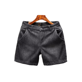 Muški traper šorc retro stila, straight kroj, dužina 3/4, mikroelastičnost