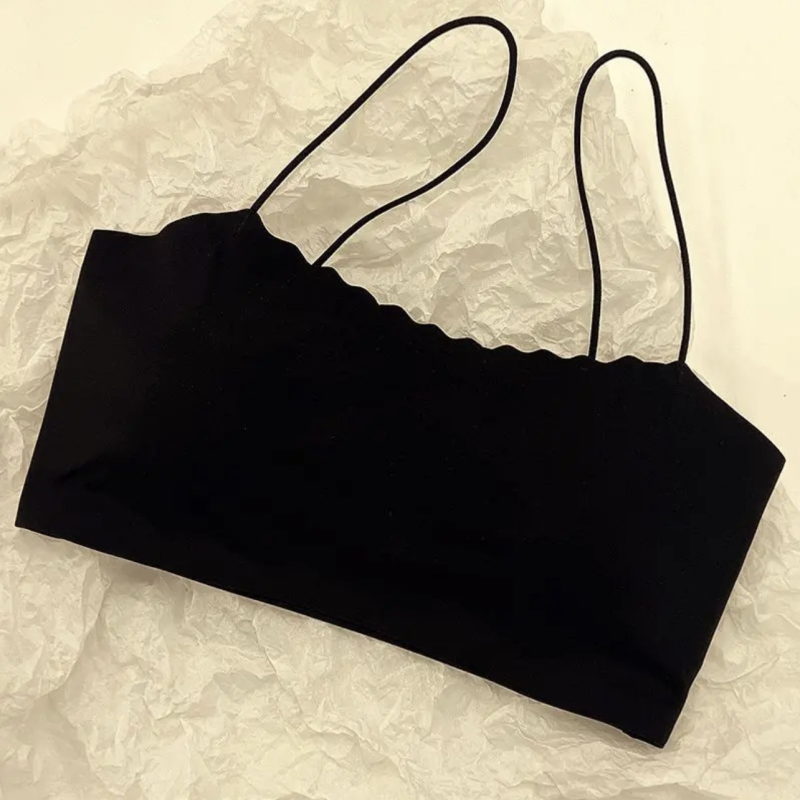 Strapless bežični grudnjak za mali bust, fiksne košarice, bez šavova, tanke naramenice, udoban tanak dizajn