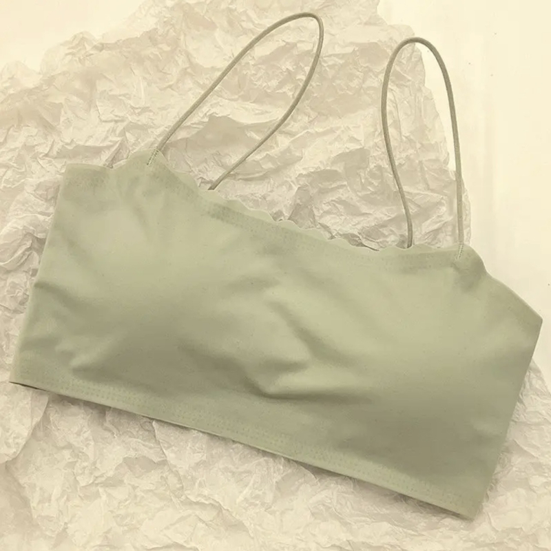 Strapless bežični grudnjak za mali bust, fiksne košarice, bez šavova, tanke naramenice, udoban tanak dizajn