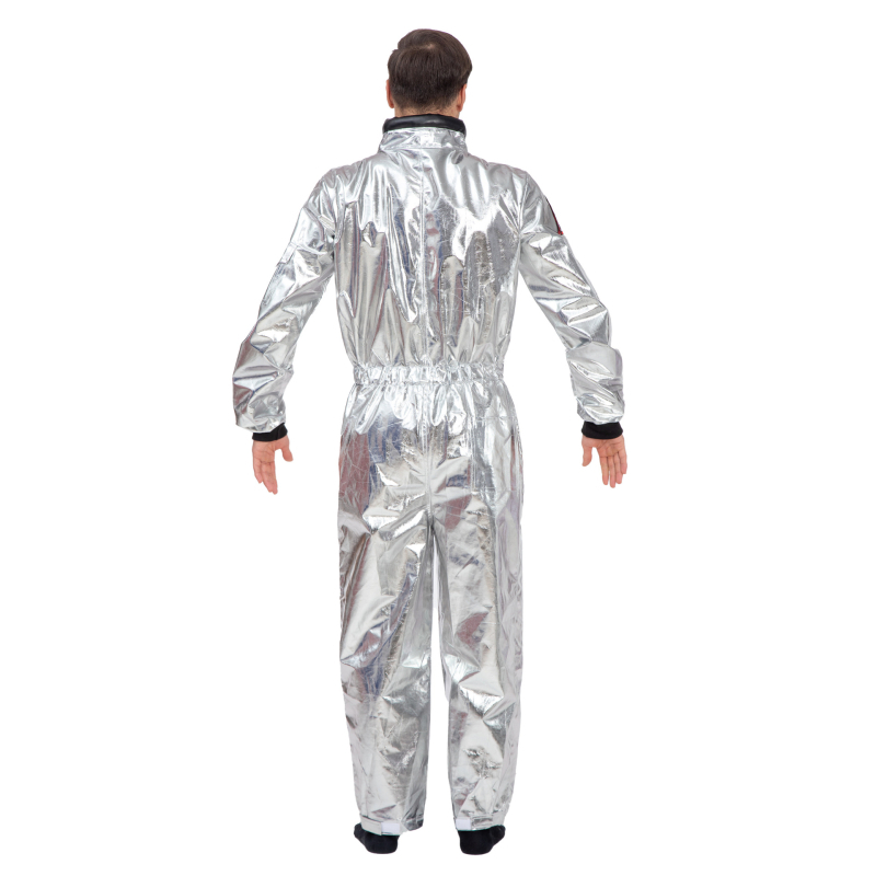Costum cosplay astronaut pentru Halloween și reprezentații pe scenă | Unisex, adulți, țesătură principală poliester 95%, căptușeală poliester 90%
