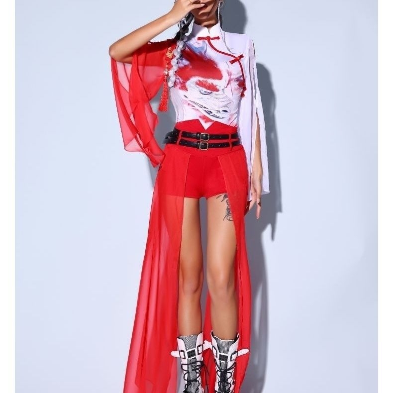 Costum de dans jazz pentru reprezentații unisex, țesătură chenille, material principal spandex, dans popular, primăvara 2025