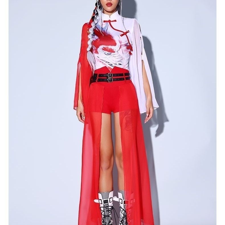 Costum de dans jazz pentru reprezentații unisex, țesătură chenille, material principal spandex, dans popular, primăvara 2025