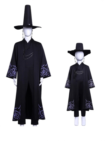 Cosplay kostim za K-Pop grupu: lovac na demone, muški glavni lik, gradski ulični stil, poliester s elastanom <30%, proljeće 2025, za dramu i role-play igre anime