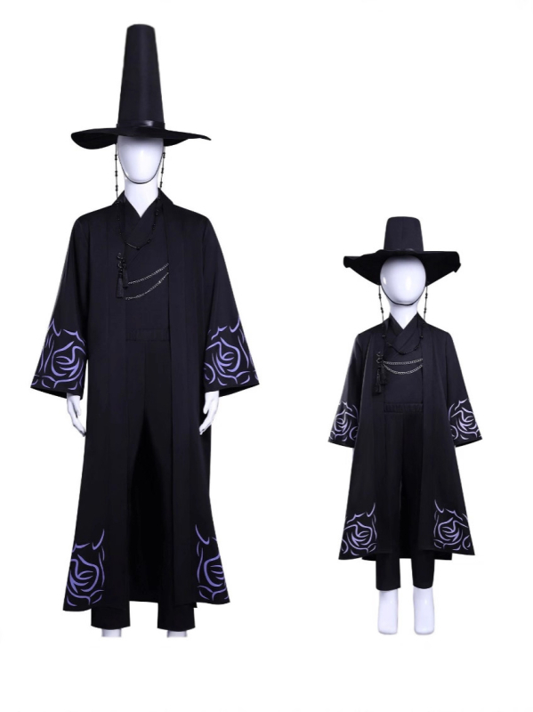 Cosplay kostim za K-Pop grupu: lovac na demone, muški glavni lik, gradski ulični stil, poliester s elastanom <30%, proljeće 2025, za dramu i role-play igre anime