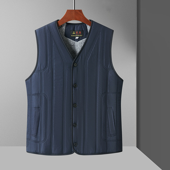 Zimska vest s izšivanjem, poliester tkanina 90–95%, gradski stil za svakodnevno putovanje, zima 2024