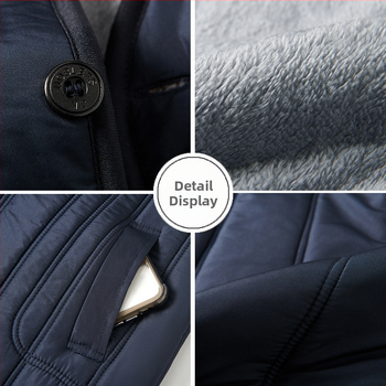 Zimná vesta s vyšívaním, polyesterová tkanina 90–95%, mestský cestovný štýl, zima 2024